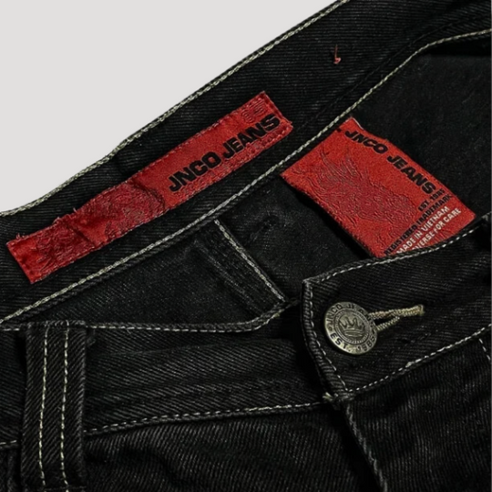 Damejeans Baggy Høy Midje Trendy Casual Stil 2
