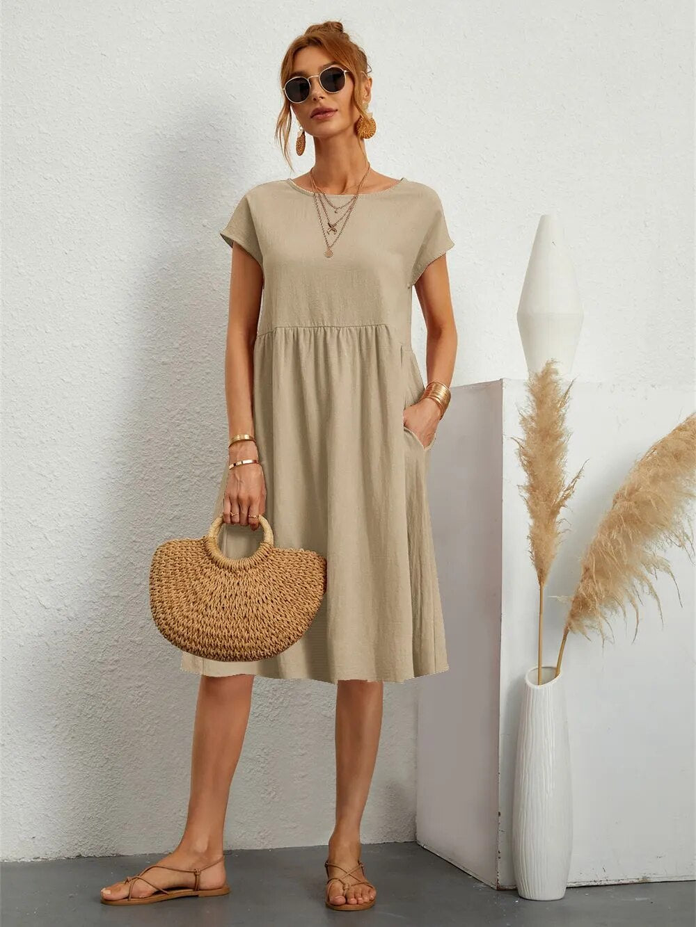 Damen Kjole Moderne Stil 4