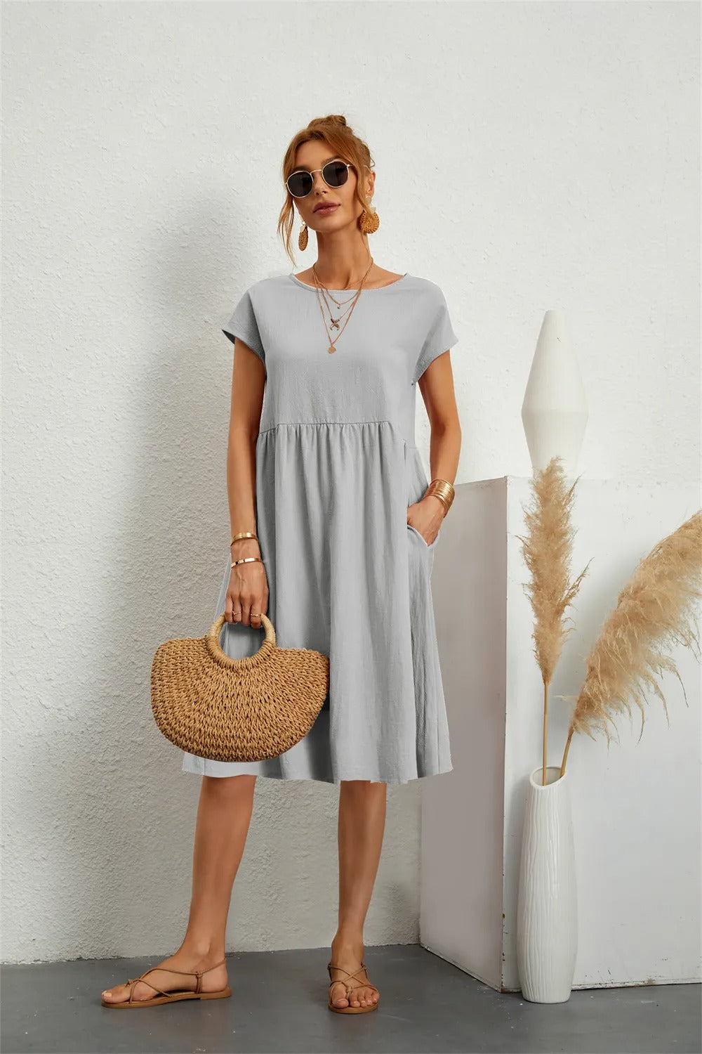 Damen Kjole Moderne Stil 9