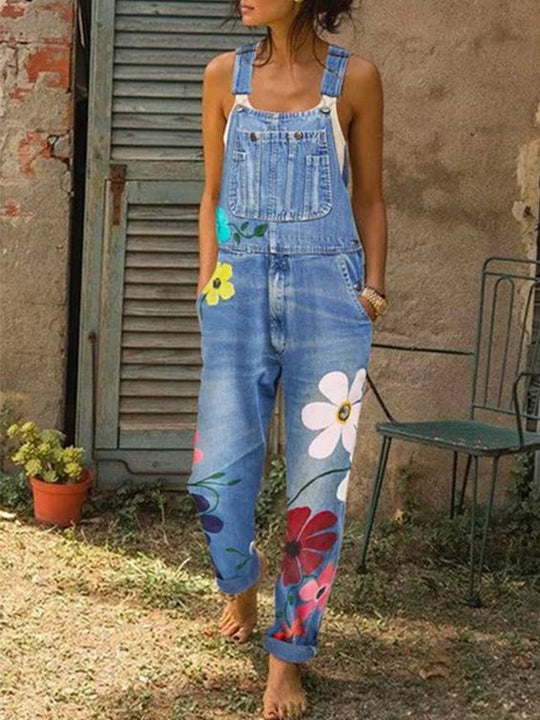 Damens Denim Stil Jumpsuit 2