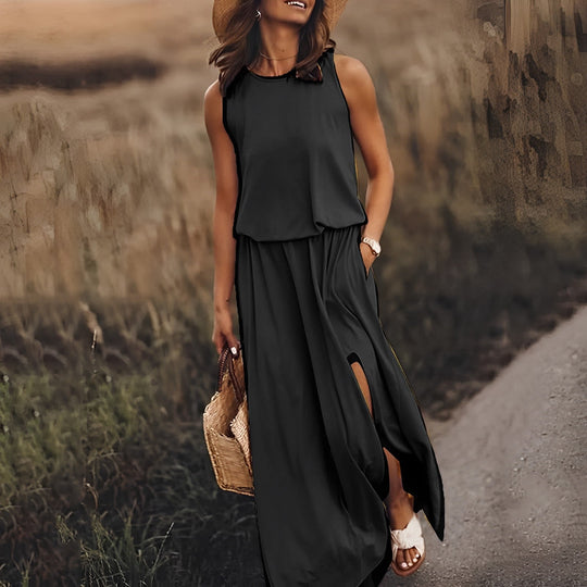 Damens Maxikjole Moderne Bunt Stil 1