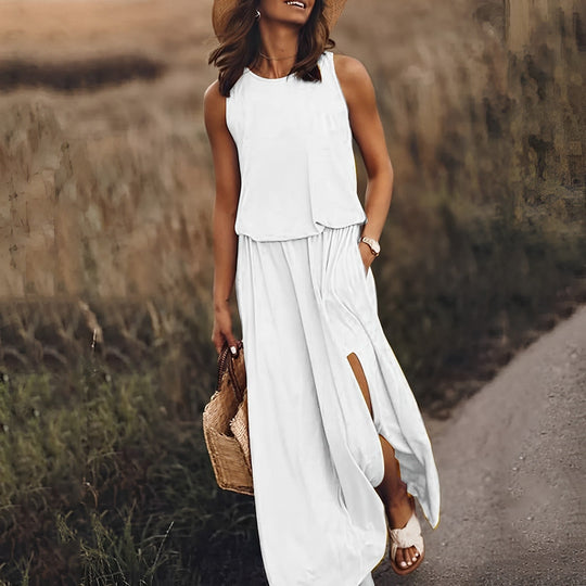 Damens Maxikjole Moderne Bunt Stil 3