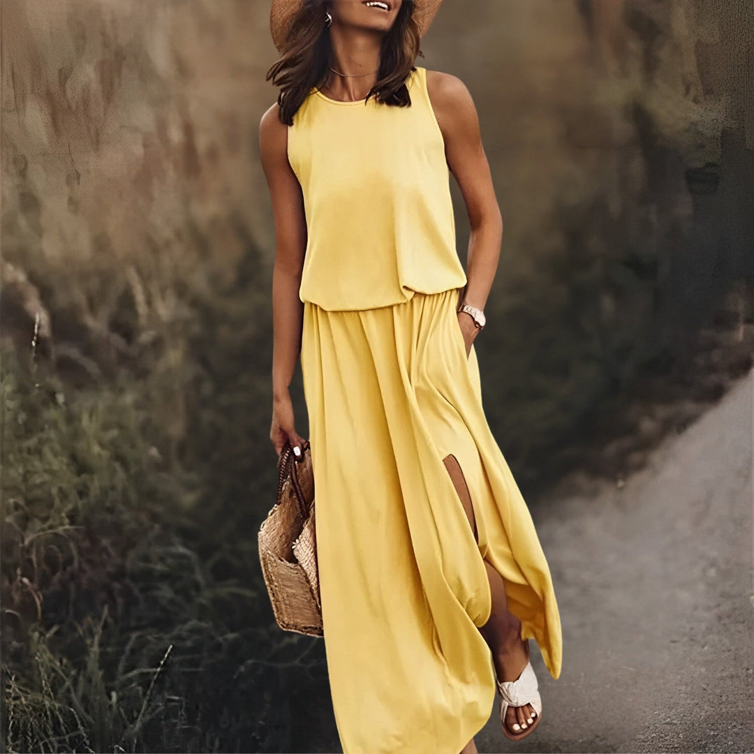 Damens Maxikjole Moderne Bunt Stil 4
