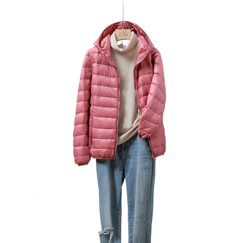 Damens Pufferjakke – Regular Fit – Ultralett Quilted 0
