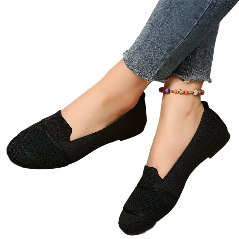 Damens Slip-Ons med Fuskepels og Komfortabel Design 0