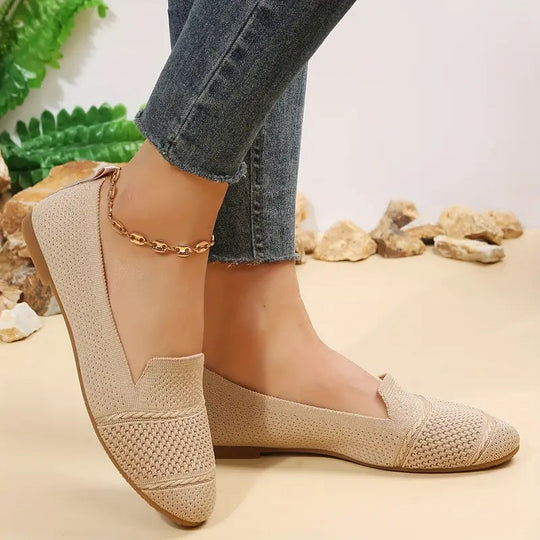 Damens Slip-Ons med Fuskepels og Komfortabel Design 1