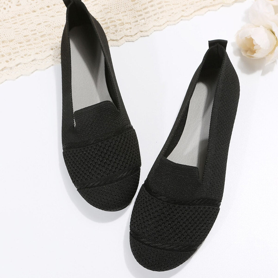 Damens Slip-Ons med Fuskepels og Komfortabel Design 4