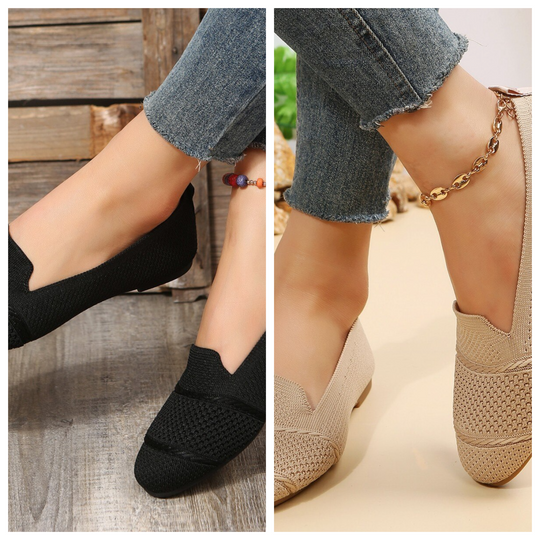 Damens Slip-Ons med Fuskepels og Komfortabel Design 5