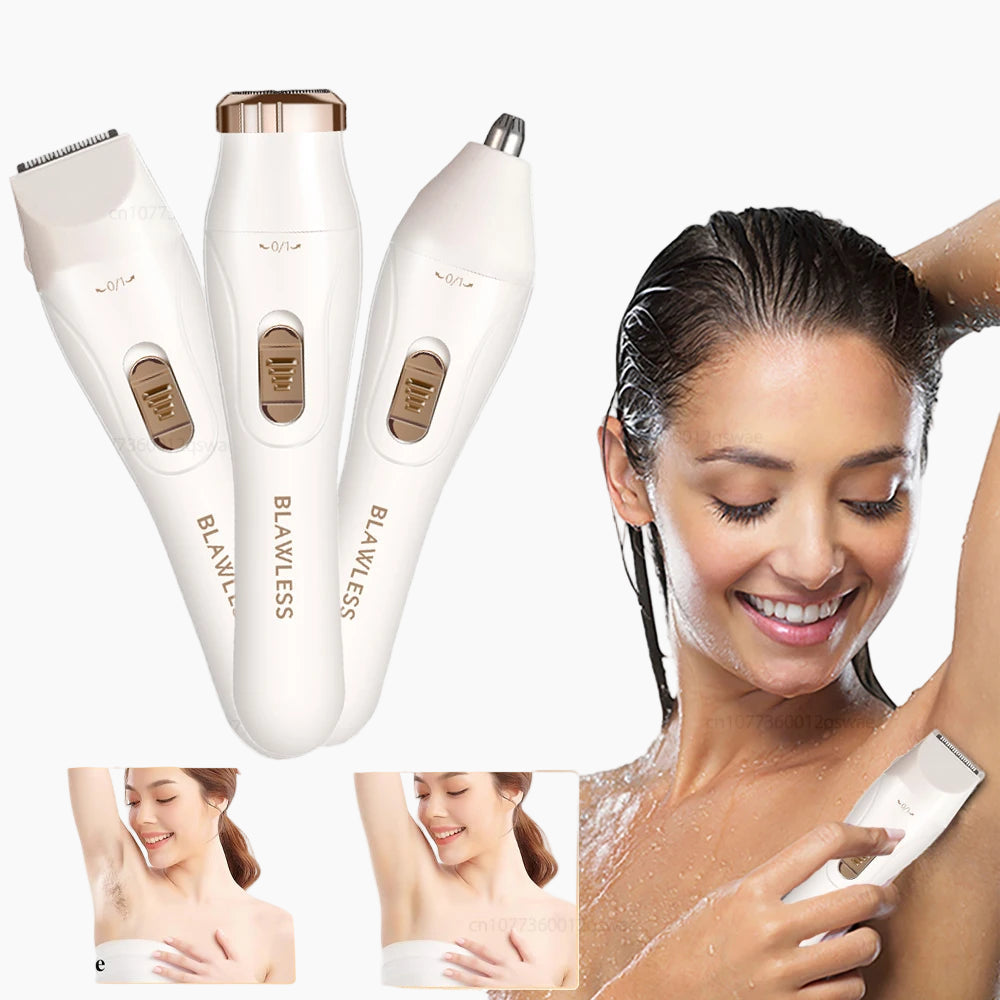 Damer Barbermaskin Med Trimmer For Presis Styling 0