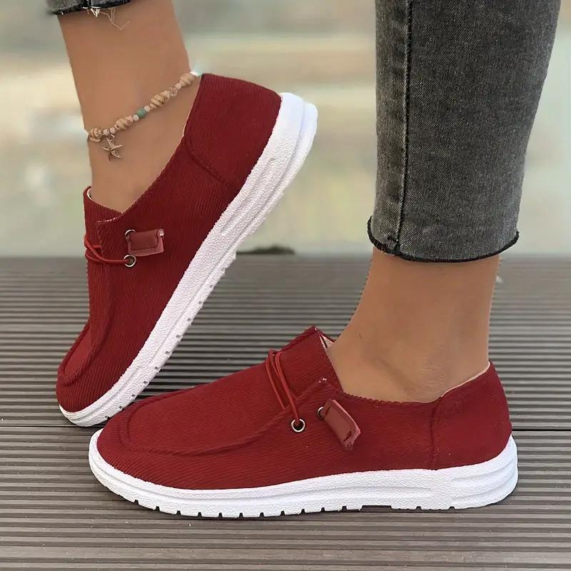 Damer Fritidssko Slip-on Design Tekstil Komfortabel 2