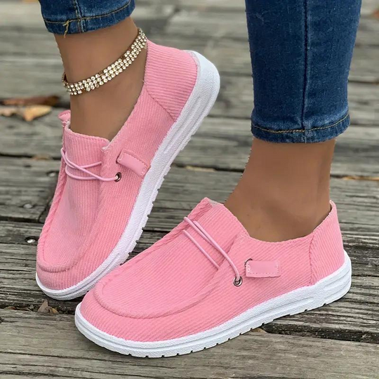 Damer Fritidssko Slip-on Design Tekstil Komfortabel 3