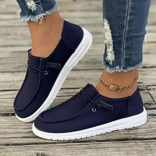 Damer Fritidssko Slip-on Design Tekstil Komfortabel 4