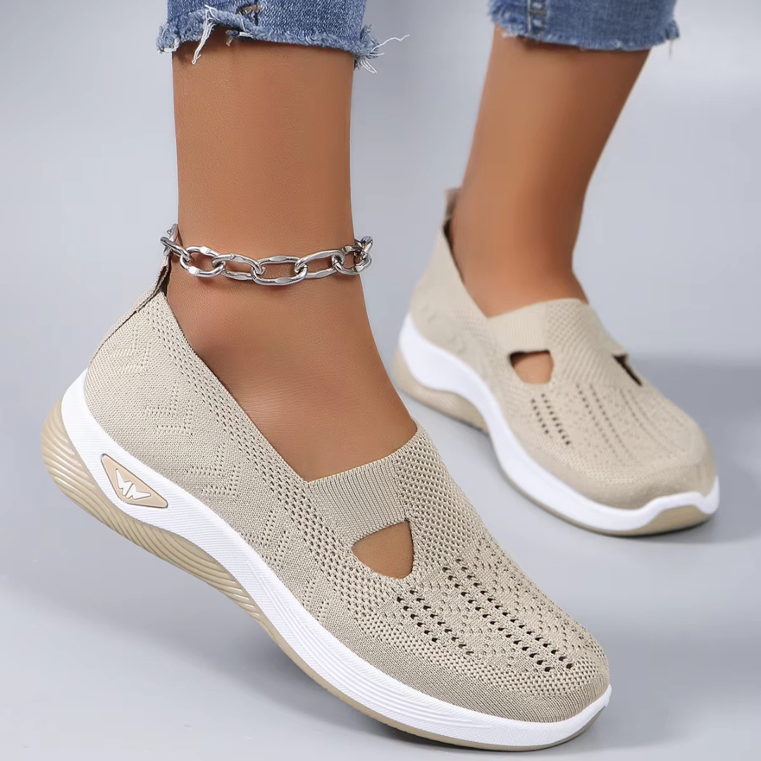 Dame Slip-On Sko med Fleksibel Design