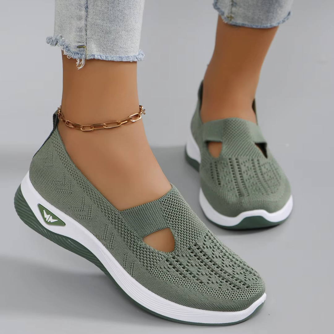 Dame Slip-On Sko med Fleksibel Design