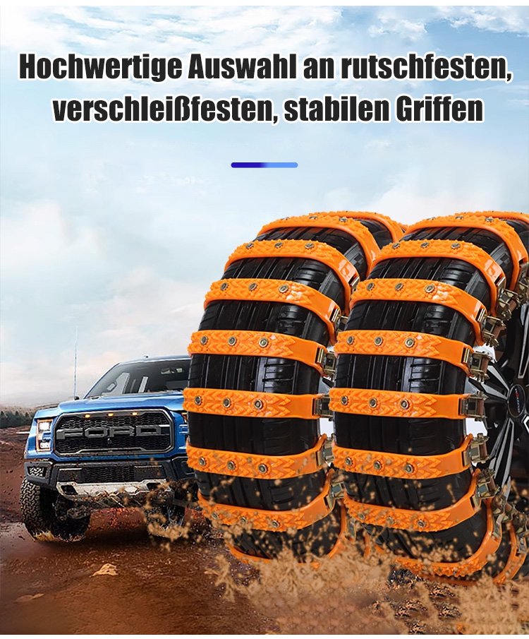Dekk Kjede for Biler - All-Terrain Stabilitet 3