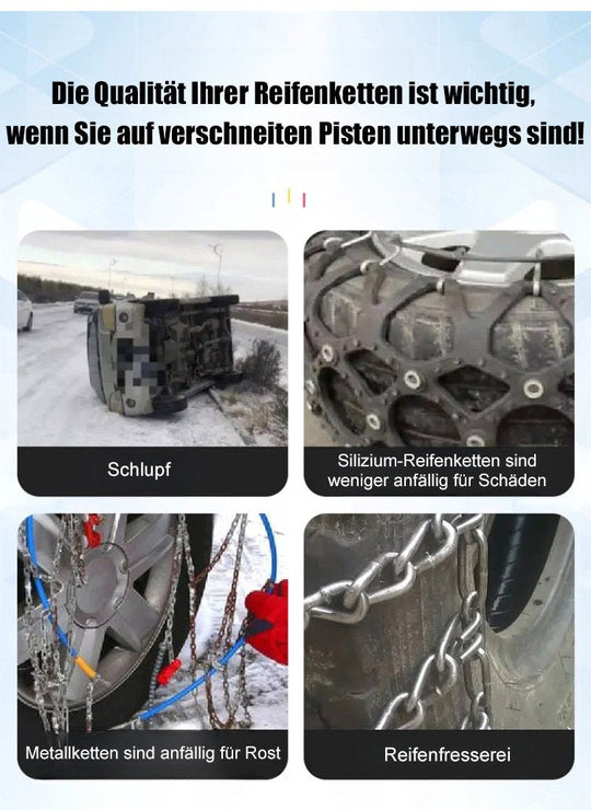 Dekk Kjede for Biler - All-Terrain Stabilitet 7