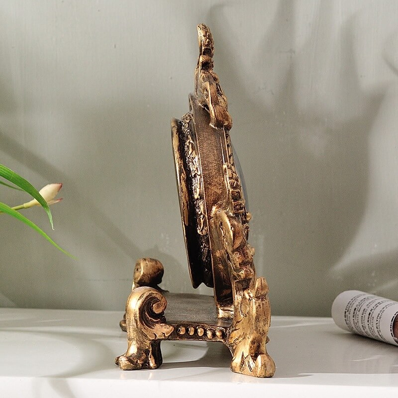 Dekorativ Bordklokke i Antikk Stil 2