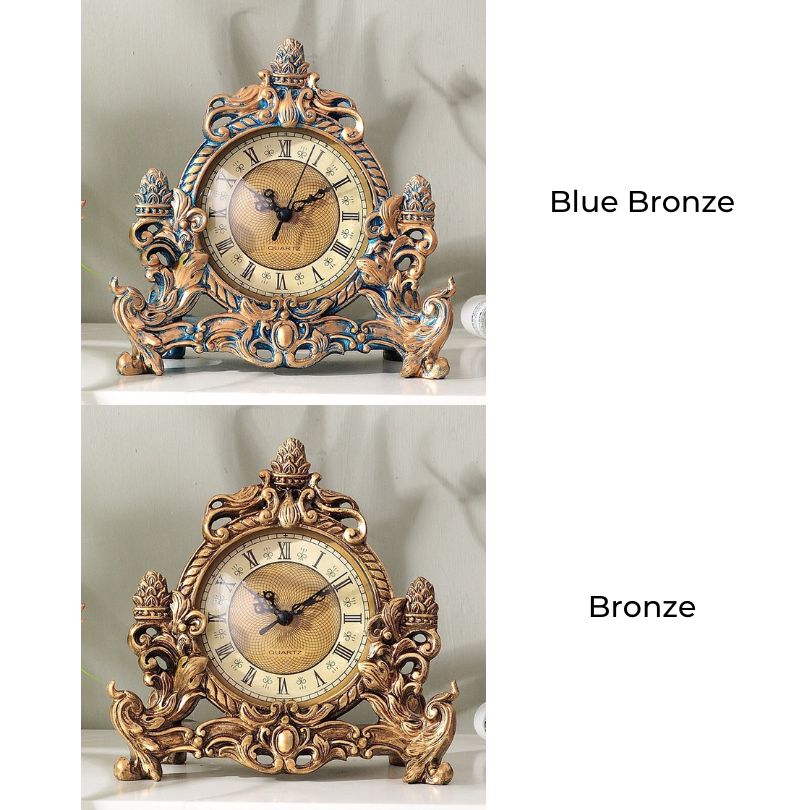 Dekorativ Bordklokke i Antikk Stil 8