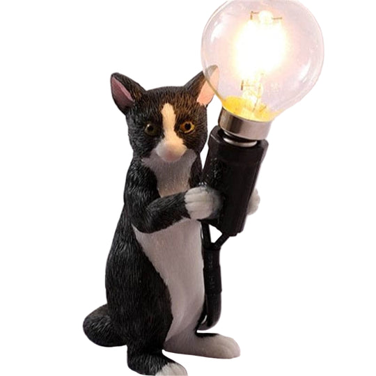 Dekorativ Bordlampe med Kattefigur 0