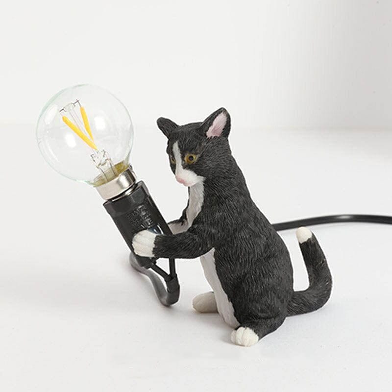 Dekorativ Bordlampe med Kattefigur 4