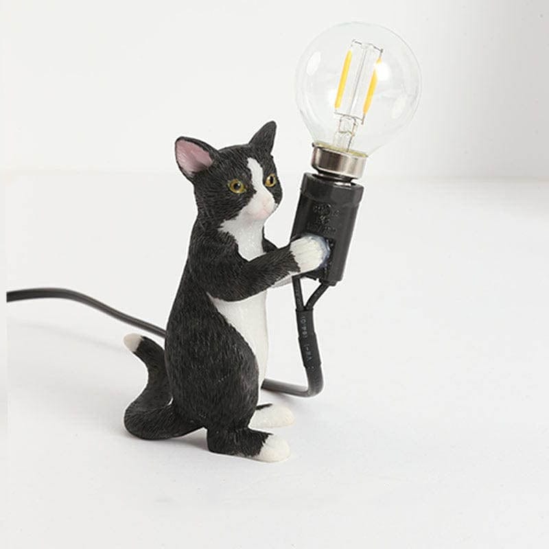 Dekorativ Bordlampe med Kattefigur 5