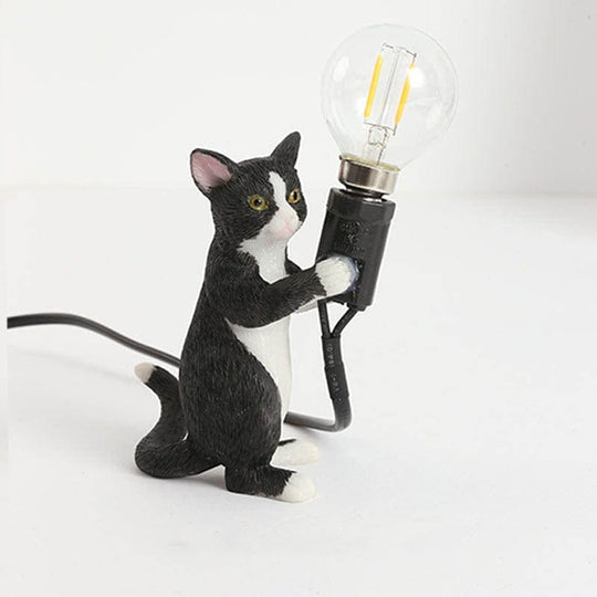 Dekorativ Bordlampe med Kattefigur 5