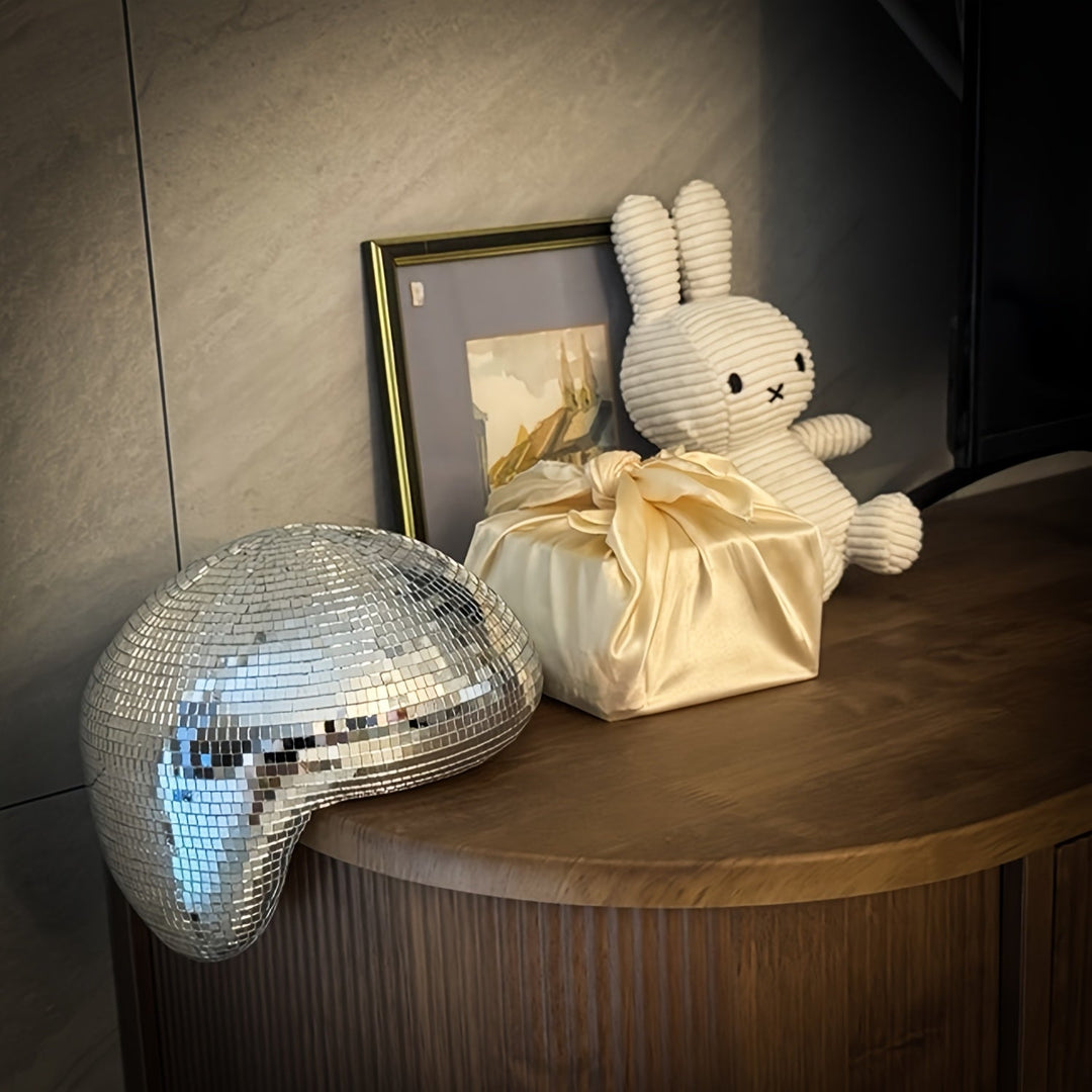 Dekorativ Diskokuleskulptur for Hjemmet Med Unik Design 7