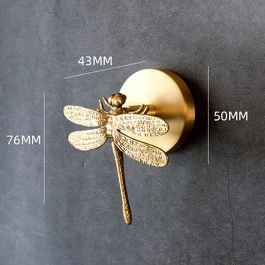 Dekorativ Dyrekrok i Messing for Innendørs Oppbevaring 6