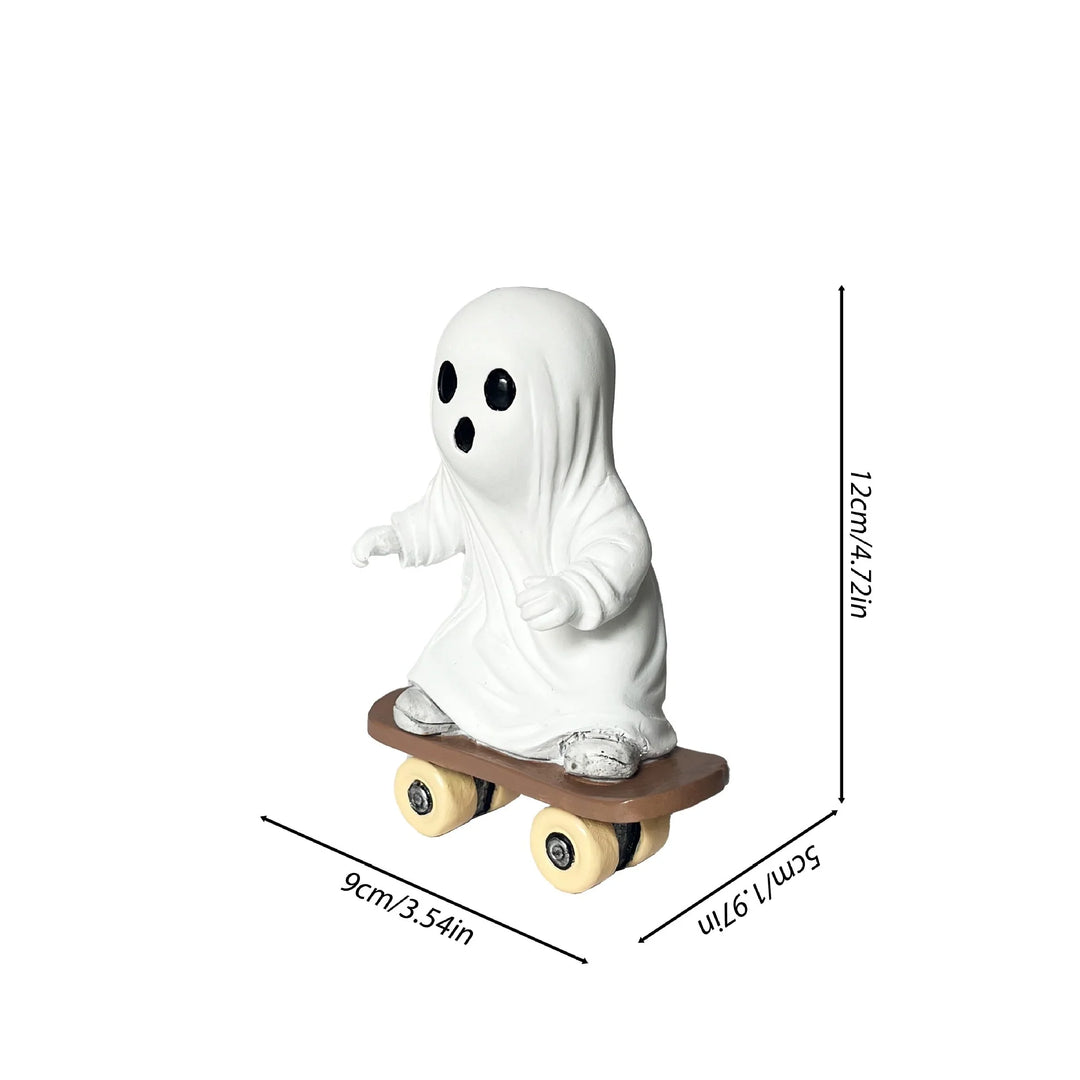 Dekorativ Skateboard-Spøkelsesfigur Lekent Design 0