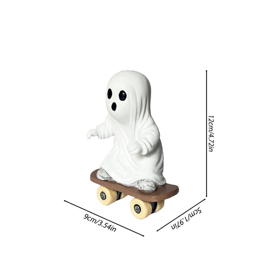 Dekorativ Skateboard-Spøkelsesfigur Lekent Design 0
