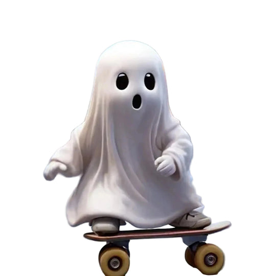Dekorativ Skateboard-Spøkelsesfigur Lekent Design 1