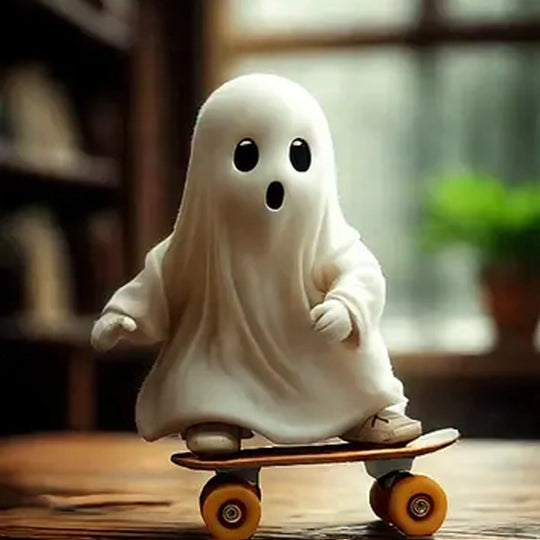 Dekorativ Skateboard-Spøkelsesfigur Lekent Design 4
