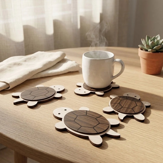 Dekorativ Sommerfuglfigur i Tre Unik Design 2