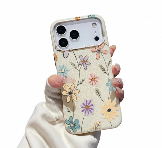 Deksel til iPhone med Retro Blomsterdesign 0