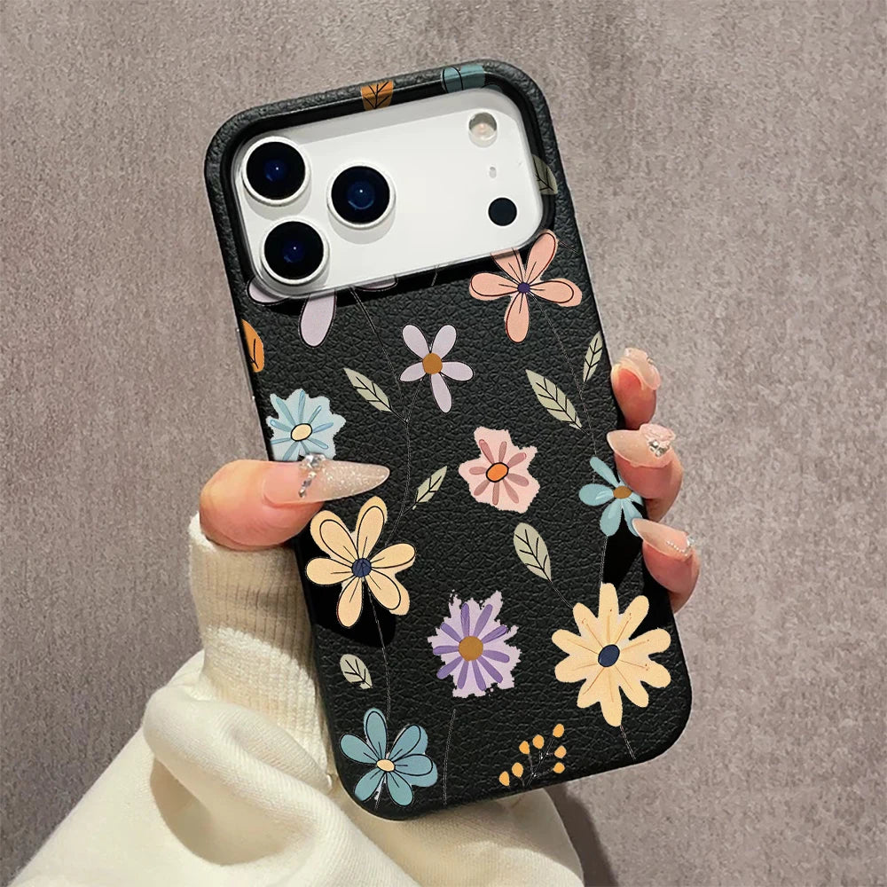 Deksel til iPhone med Retro Blomsterdesign 1