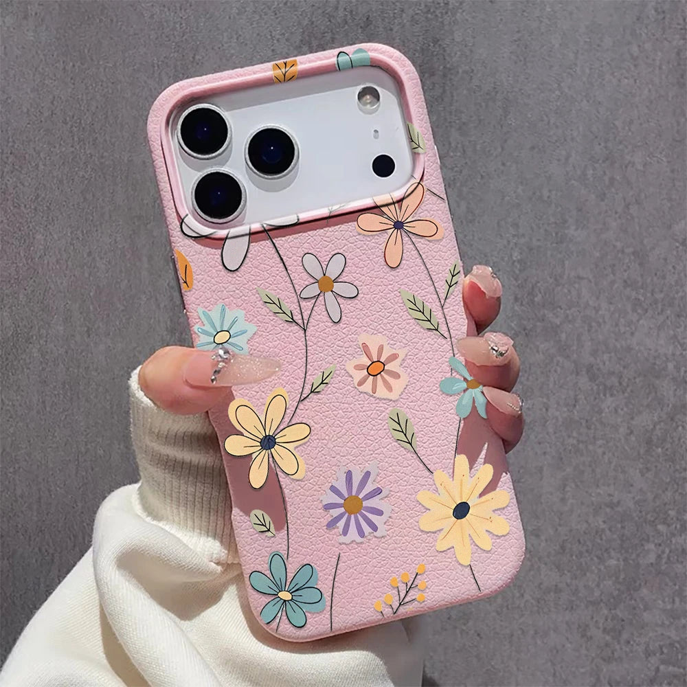 Deksel til iPhone med Retro Blomsterdesign 2