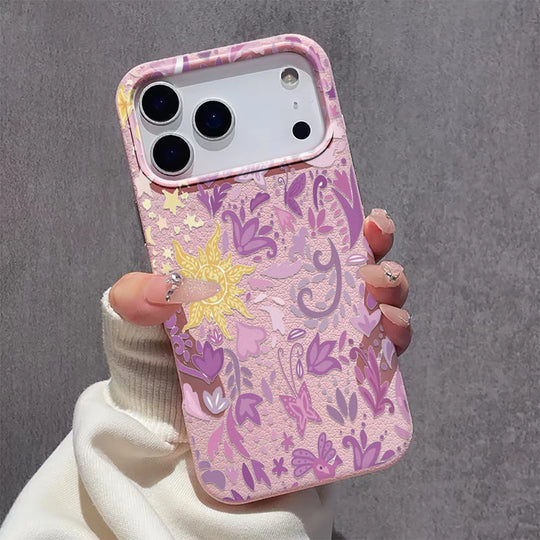 Deksel til iPhone med Retro Blomsterdesign 5