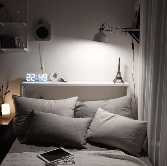 Digital Vekkerklokke Med Lys - Smart 3D LED Design For Alle Rom 1