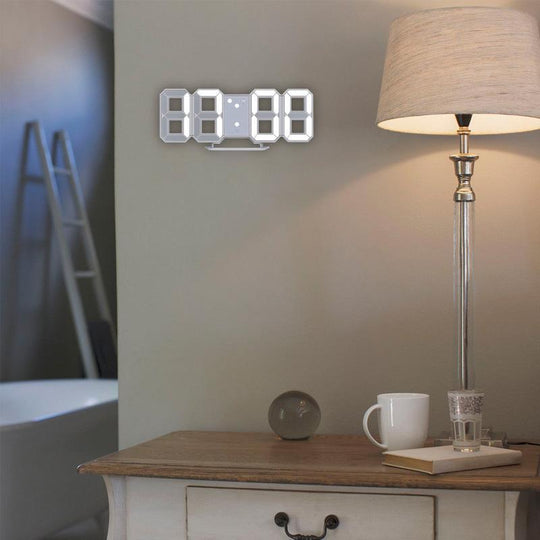 Digital Vekkerklokke Med Lys - Smart 3D LED Design For Alle Rom 5