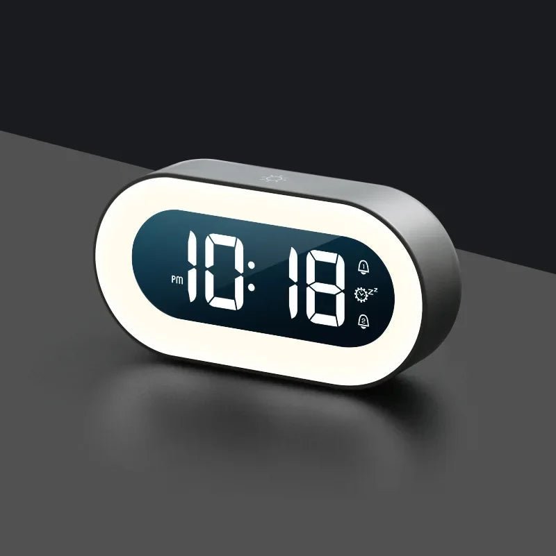 Digital Vekkerklokke med Dimmer og Nattlys 3