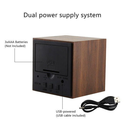 Digital Vekkerklokke med Stilren Design og Slumrefunksjon 5