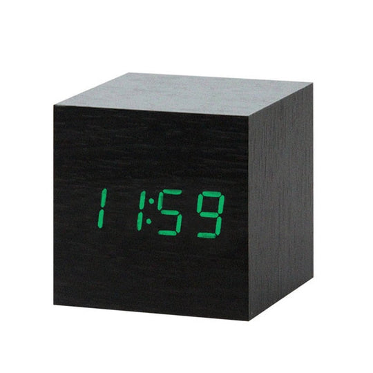 Digital Vekkerklokke med Talekontroll Minimalistisk Design Plast 14