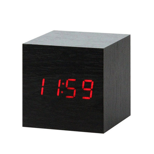 Digital Vekkerklokke med Talekontroll Minimalistisk Design Plast 16