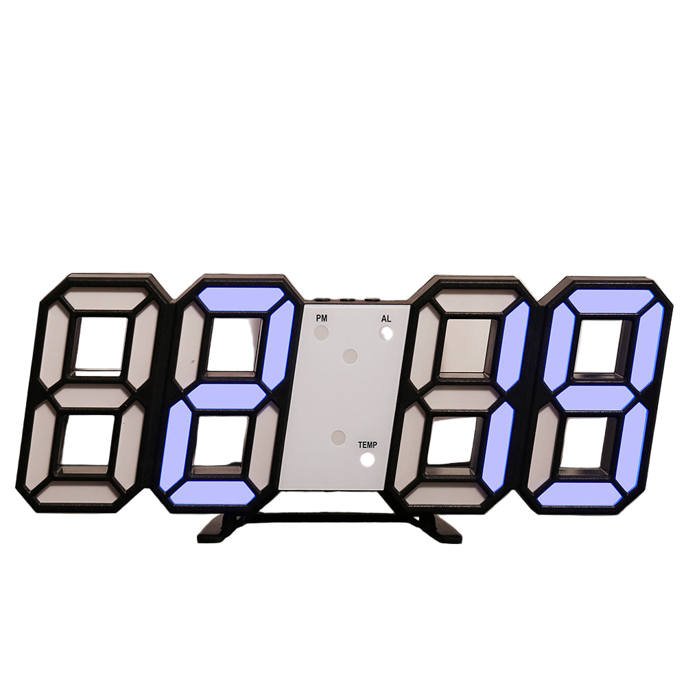 Digital klokke med trendy design 0