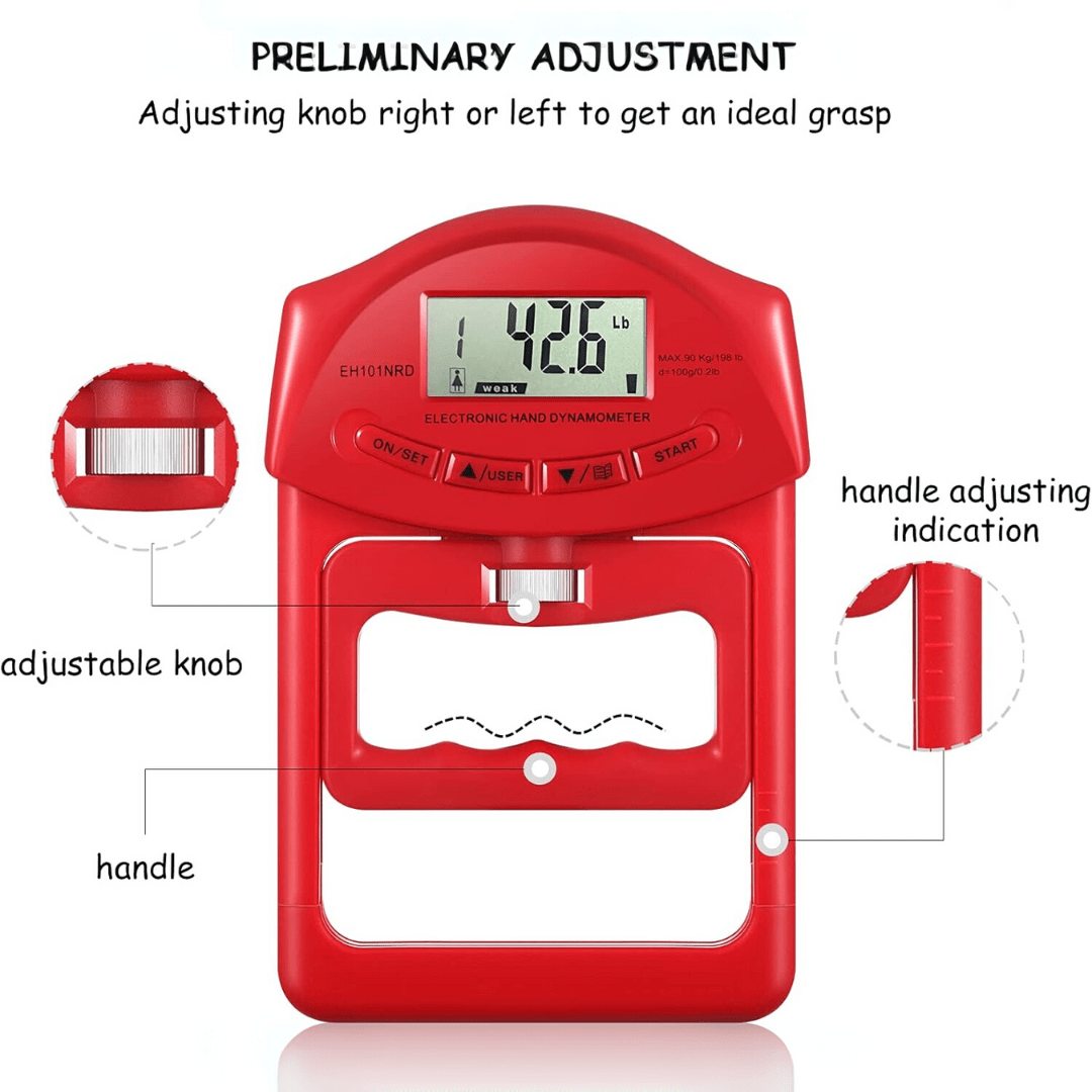 Digitalt Hånddynamometer for Grepsstyrkemåling 4