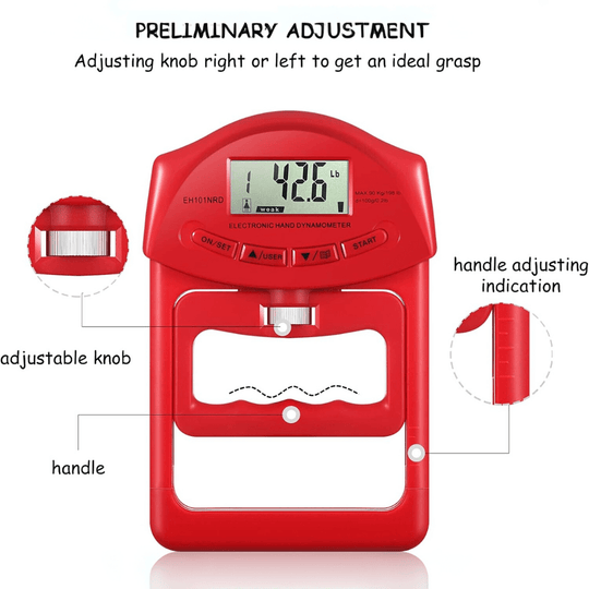 Digitalt Hånddynamometer for Grepsstyrkemåling 4