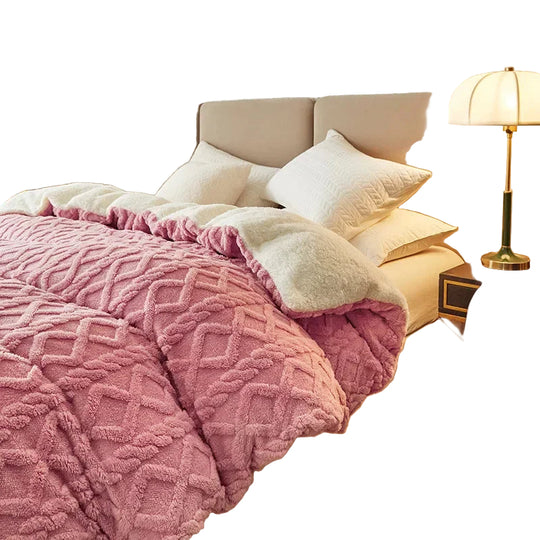 Dobbeltsidig Dynetrekk Fløyelsmyk 0