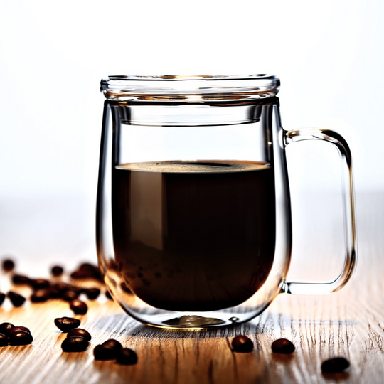 Dobbeltveggede Glasskrus for Kaffe og Te 4
