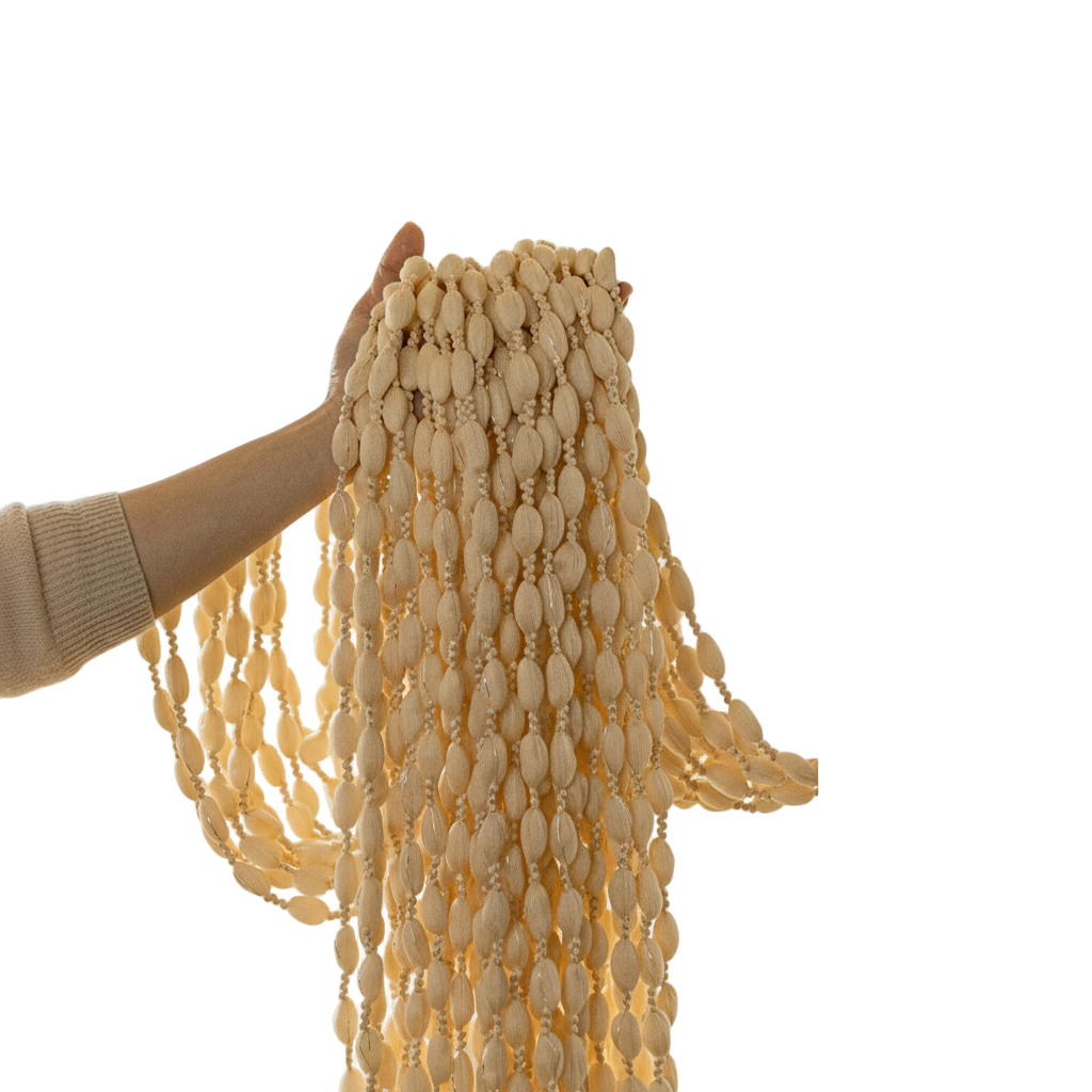 Dørgardin med Perler Boho Stil 0