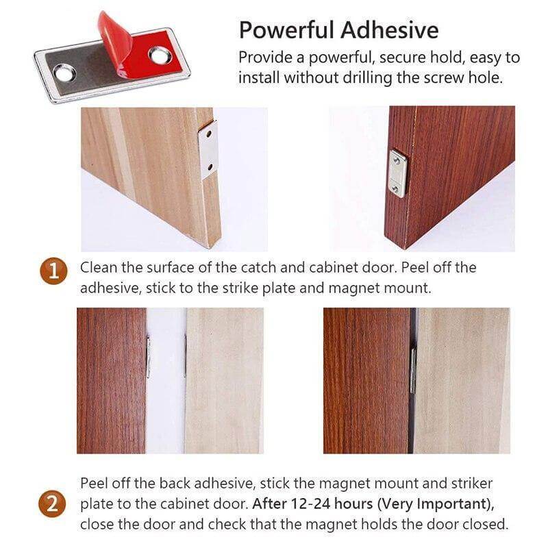 Dørhåndtak med Magnetisk Lås Ultratynn Design 3